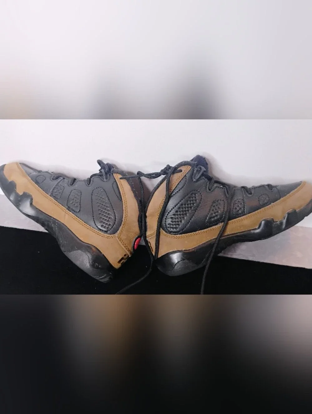 Nike Air Jordan 9 Retro Olive Baby Toddler Shoes Sz 11C Black Olive 401811-030